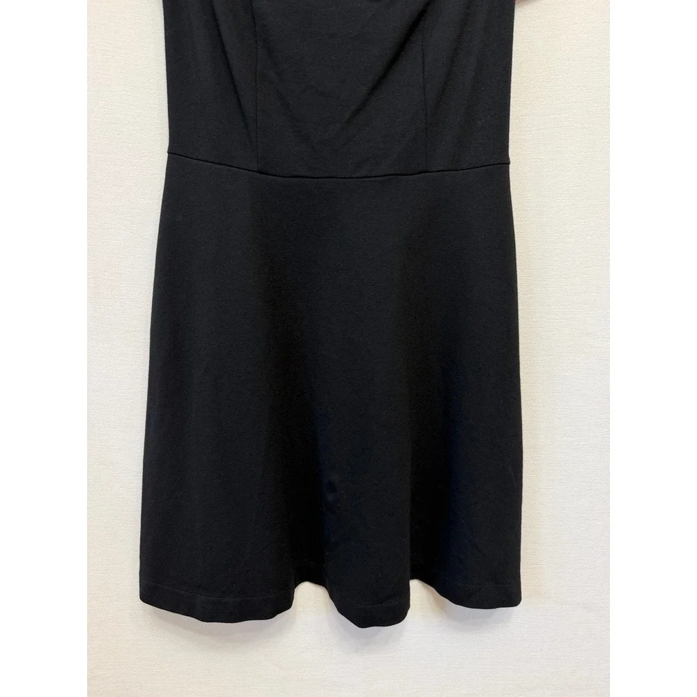Free People Black Mambo Off-the-Shoulder Minidress Women XS/S Black Minimalist